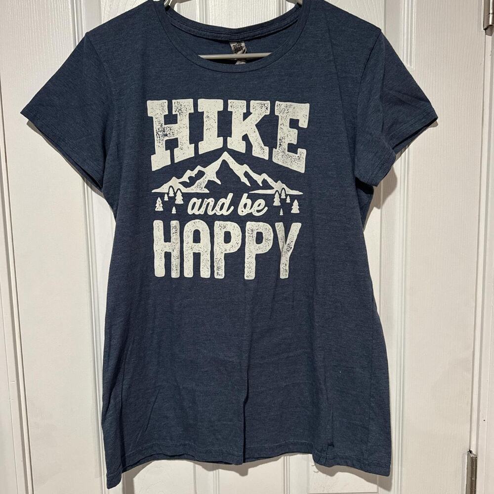 Blue and white hike and
